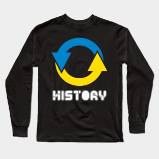 History Repeating, USA With Ukraine, Stop War In Ukraine Long Sleeve T-Shirt